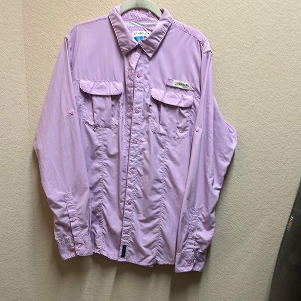 Columbia Lightweight Pink and Purple Shirt Jacket